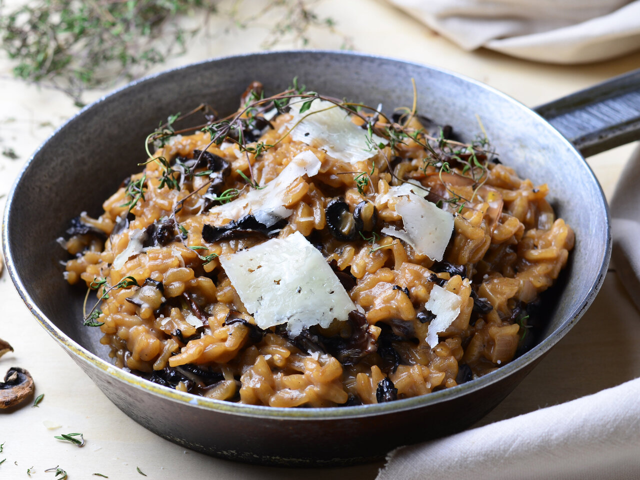 Receita: aprenda a fazer risoto de shitake e shimeji