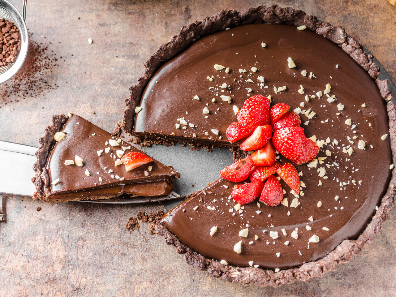 Bolo de chocolate com ganache - Panelinha