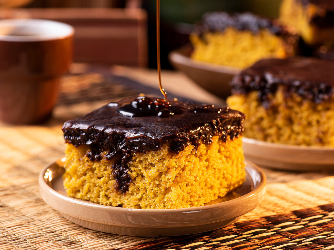 Bolo de Cenoura com Laranja