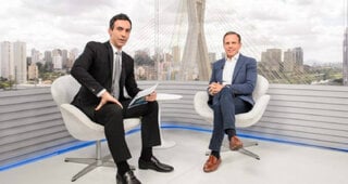 TV: Climão entre Cesar Tralli e João Doria no SPTV repercute nas redes sociais