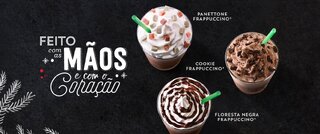 Gastronomia: De Panetone a Floresta Negra: Starbucks lança bebidas especiais para o Natal