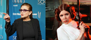 Cinema: Colegas de elenco e famosos lamentam a morte de Carrie Fisher, a Princesa Leia de "Star Wars" 