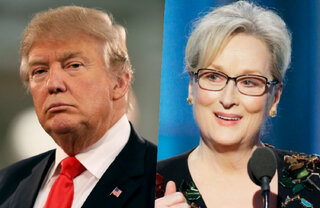 Famosos: Donald Trump responde crítica de Meryl Streep no Globo de Ouro