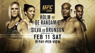 TV: UFC 208: Anderson Silva X Derek Brunson