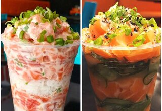 Restaurantes: Conheça o "cupmaki": temaki servido dentro do copo é a mais nova invenção de restaurante japonês