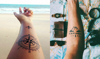 Comportamento: Para quem ama viajar: 25 ideias de tatuagem que traduzem essa paixão