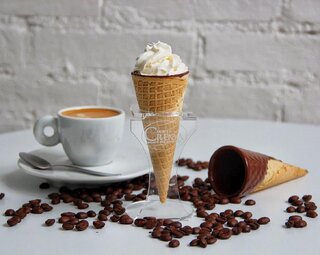 Gastronomia: Sorveteria lança café na casquinha com chocolate belga e chantilly