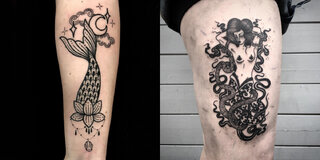 Moda e Beleza: Sereísmo: mais de 20 tatuagens inspiradas na tendência 