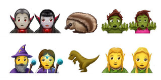 Comportamento: Tecnologia: sereia, vampiros, T-rex e nave espacial são alguns dos novos emojis 