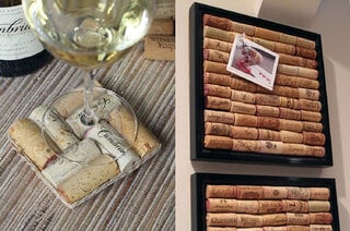 Casa e decoração: 22 ideias de decoração com rolhas de vinho