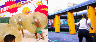 Na Cidade: São Paulo recebe novo espaço de lazer ao ar livre com brinquedos infláveis e diversas atividades esportivas