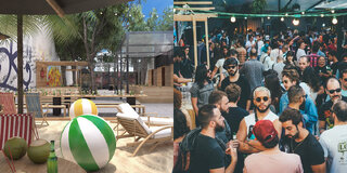 Na Cidade: Espaço temporário no bairro de Pinheiros reúne DJs, exibição de filmes, food trucks e até praia artificial