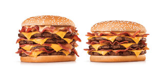 Restaurantes: Com até 16 fatias de bacon, Burger King lança maior sanduíche da marca no Brasil