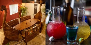 Restaurantes: Restaurante temático medieval faz sucesso com mesa em formato de barco, decoração de época e serviços especiais