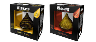 Gastronomia: Hershey's apresenta seu famoso Kisses em versões 60% cacau e Caramel'n'Salt para a Páscoa 2018