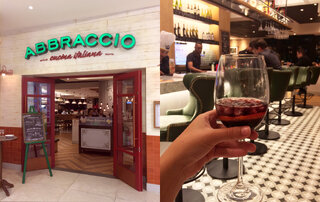 Restaurantes: Restaurante Abraccio oferece 50% de desconto nas bebidas alcoólicas durante o happy hour 