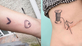 Moda e Beleza: 12 ideias de tatuagens para transformar cicatrizes em verdadeiras obras de arte