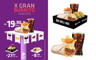 Gastronomia:  X Gran Burrito do Taco Bell chega ao Brasil em edição limitada
