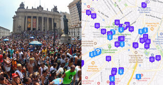 Comportamento: App lança mapa interativo que mostra blocos e festas de Carnaval próximos ao usuário