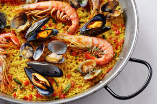 Gastronomia: Paella Gigante no Paellas Pepe