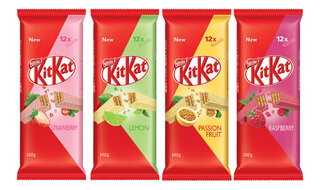 Gastronomia: KitKat ganha versão tablete nos sabores morango, limão, maracujá e framboesa; saiba mais! 