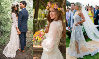 Moda e Beleza: 15 inspirações de vestidos de noiva para quem quer casar ao ar livre