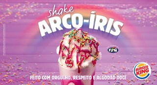 Restaurantes: Burger King lança shake arco-íris por tempo limitado; saiba mais!
