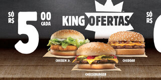 Restaurantes: Promoção do Burger King tem lanches a partir de R$ 5,00; saiba mais!
