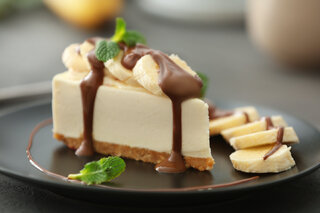 Receitas: Cheesecake de banana e chocolate é simples de fazer; veja a receita!
