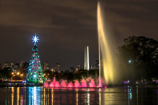 Na Cidade: Com mais de cem árvores iluminadas, Parque Ibirapuera recebe o tradicional e mágico 'Natal no Parque'; saiba tudo!