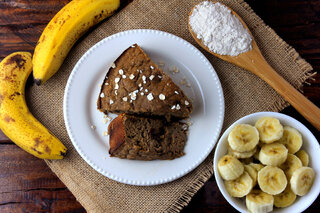 Receitas: Receita: torta de banana com aveia e canela deliciosa e fácil de fazer!