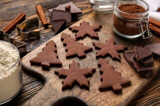 Receitas: Receita: aprenda a fazer um delicioso biscoito de Natal de chocolate