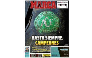 Capa do espanhol "Marca"