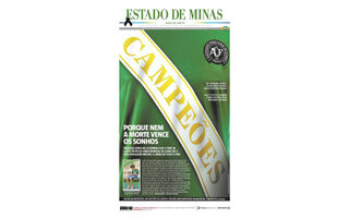 Capa do "Estado de Minas"