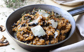 Risotto de cogumelos