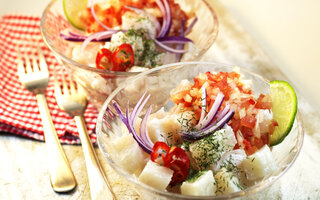 Ceviche de robalo