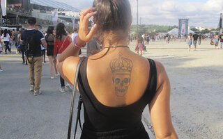 Tatuagens no Lollapalooza Brasil 2017