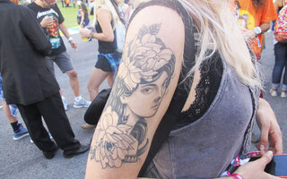 Tatuagens no Lollapalooza Brasil 2017