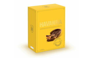 Ovo de Chocolate ao Leite com Casca Recheada de Doce de Leite Havanna