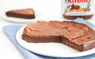 Bolo de Nutella de dois ingredientes