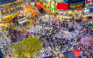 Shibuya, o maior cruzamento de pessoas do mundo
