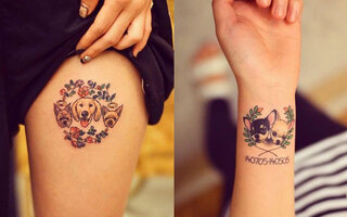 Tatuagens pra quem tem um amigo de quatro patas