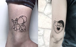 Tatuagens pra quem tem um amigo de quatro patas