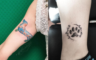 Tatuagens pra quem tem um amigo de quatro patas