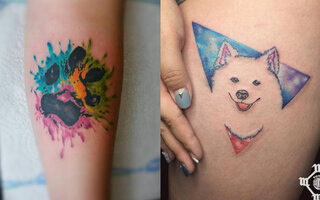 Tatuagens pra quem tem um amigo de quatro patas