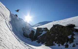 Snowboard em Corralco