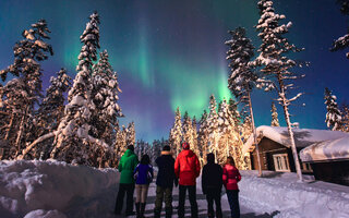 Aurora Boreal na Finlândia