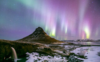 Aurora Boreal na Islândia