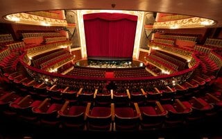 Assistir a apresentação de uma orquestra no Theatro Municipal