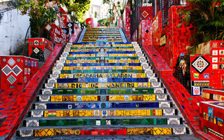 Subir a Escadaria Selarón